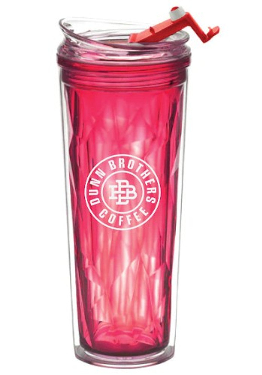 DBC Red 18oz Tumbler with Straw