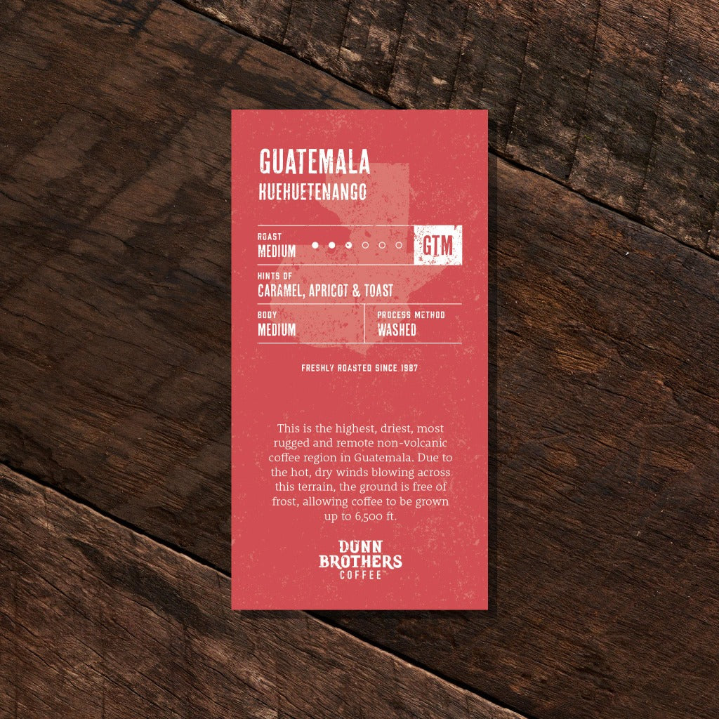 dunn brothers coffee guatemala huehuetenango medium roast coffee