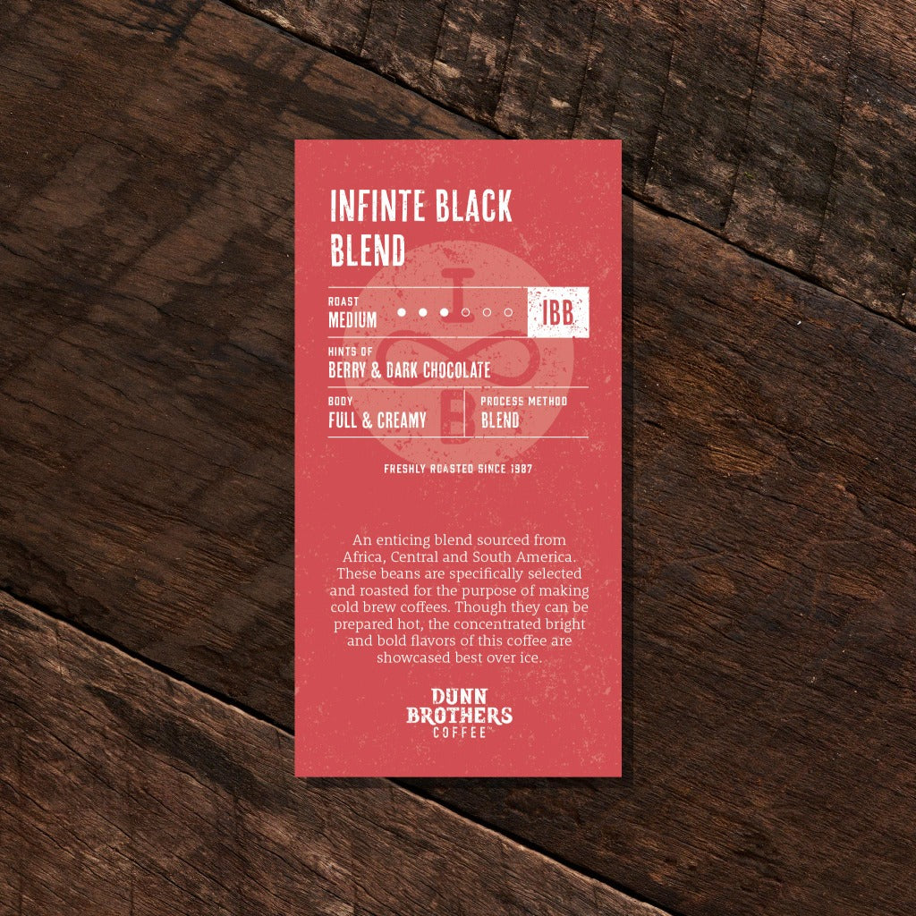 dunn brothers coffee infinite black blend medium roast