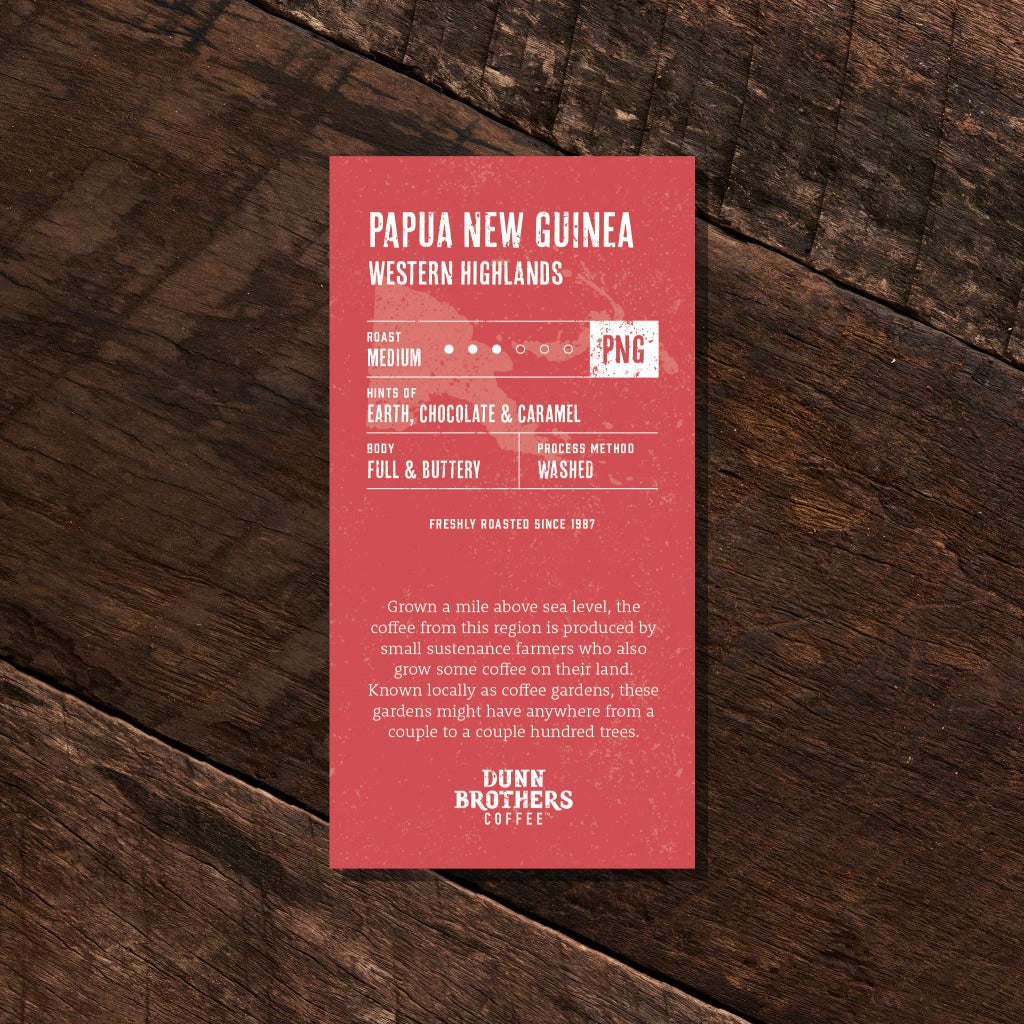 dunn brothers coffee medium roast papua new guinea western highlands