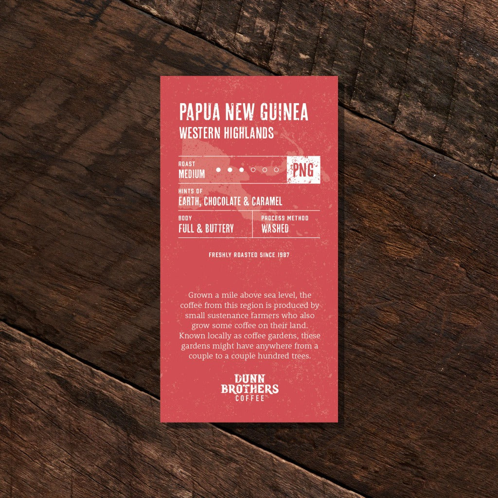 dunn brothers coffee medium roast papua new guinea western highlands 