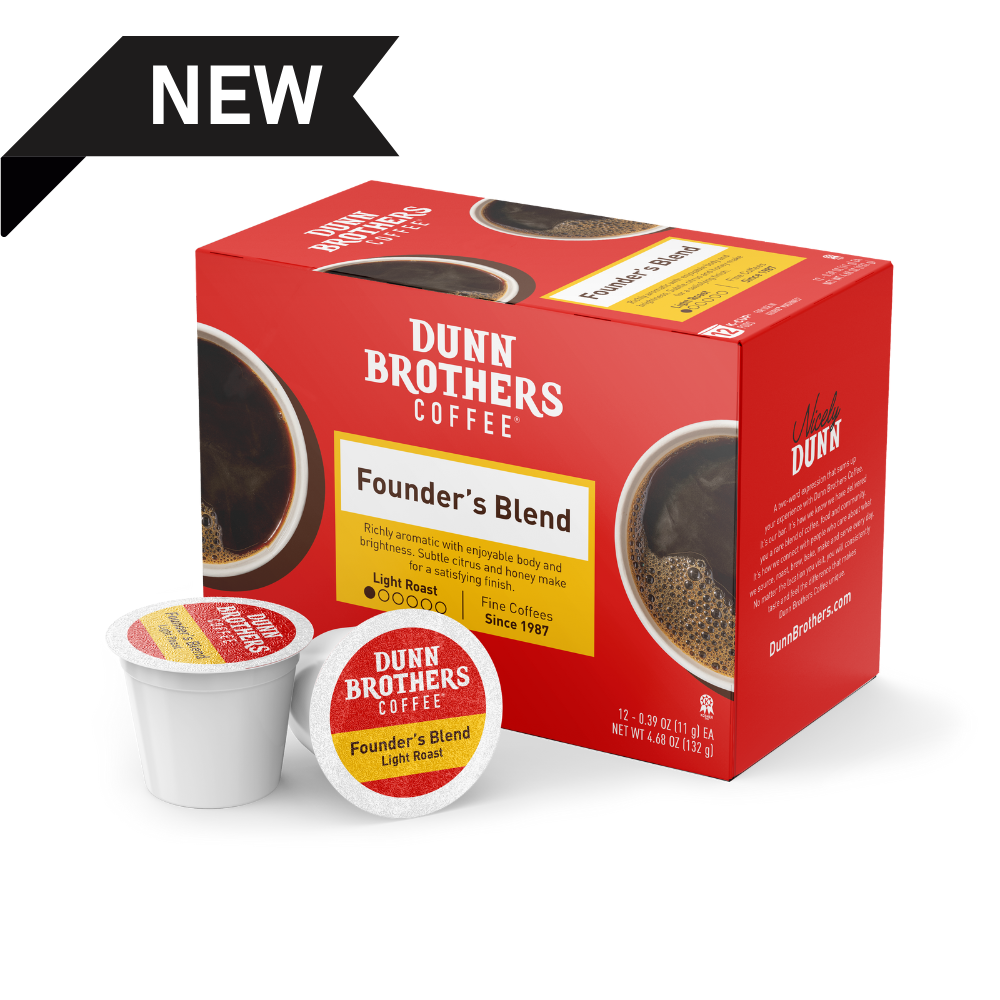 Dunn Brothers Coffee Founder's Blend Light Roast K-Cups