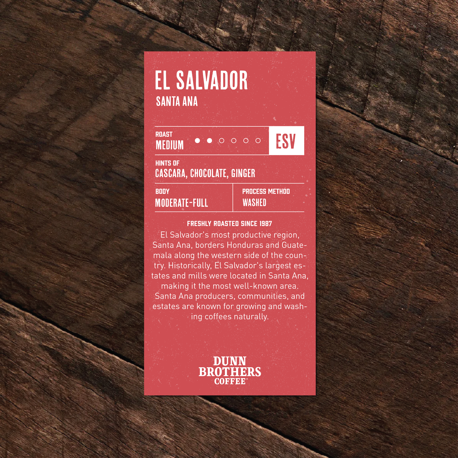El Salvador, Santa Ana- Medium Roast