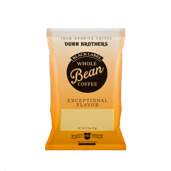 dunn brothers black label whole bean coffee