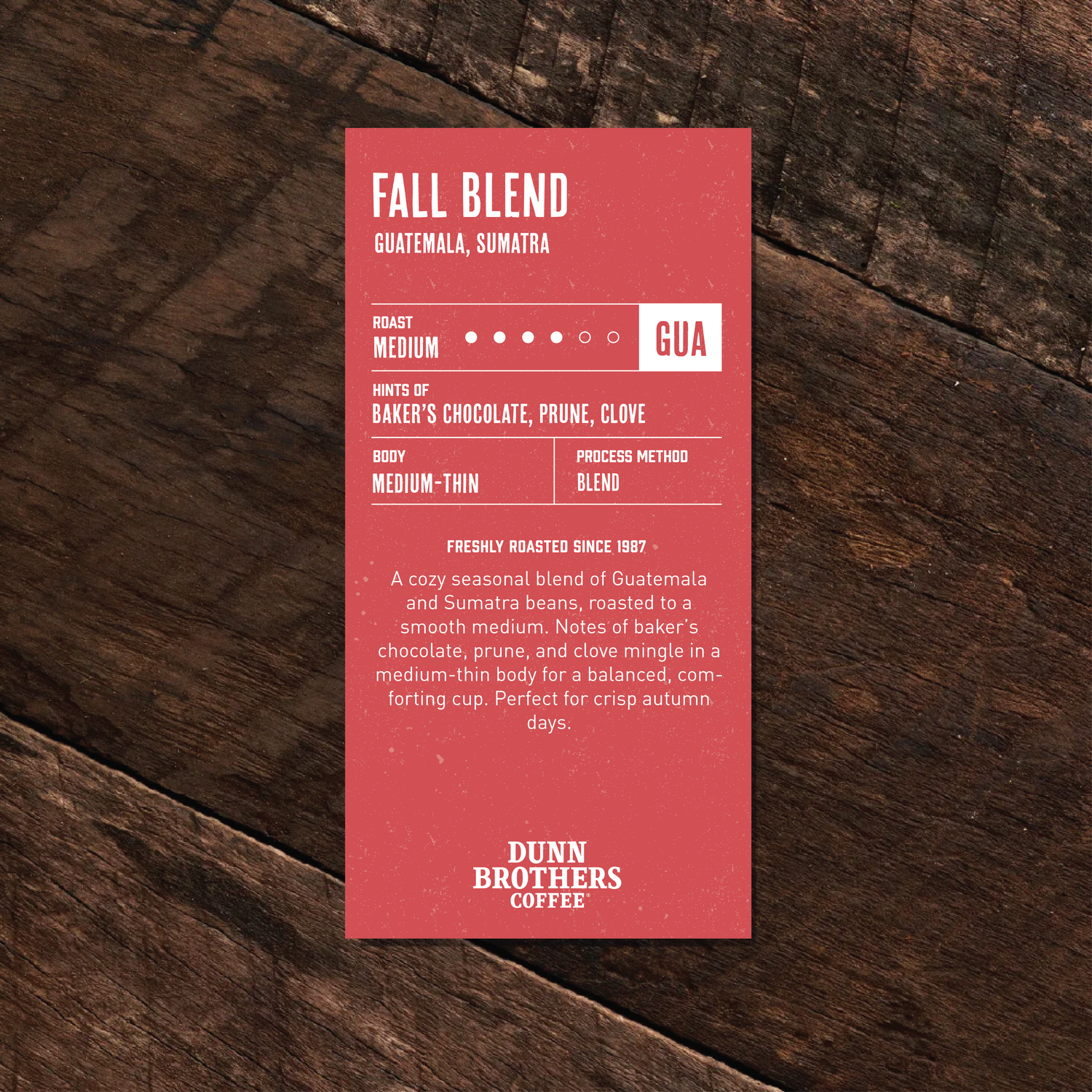 Fall Blend 2025 – Medium-Dark Roast