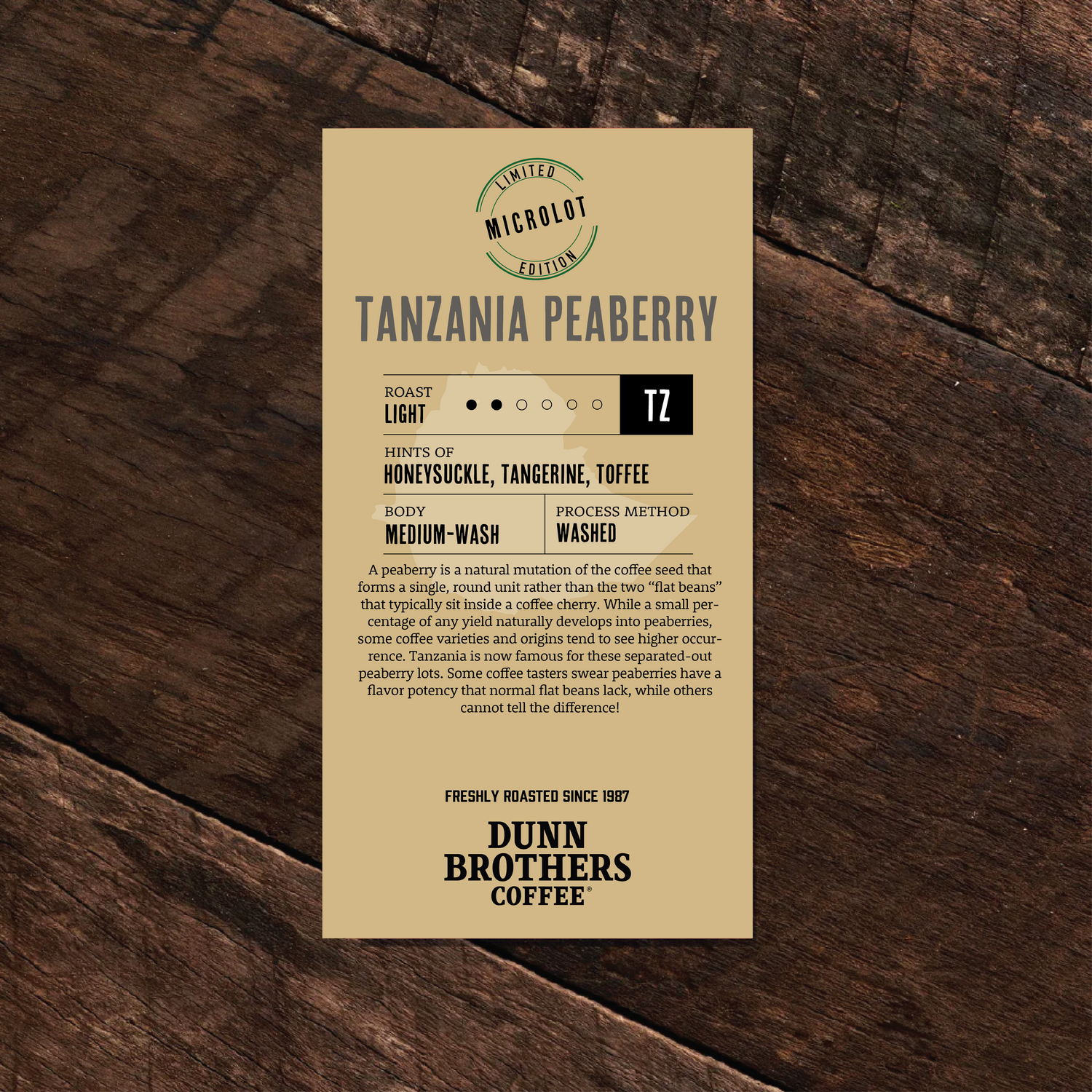 Tanzania Peaberry - Light Roast