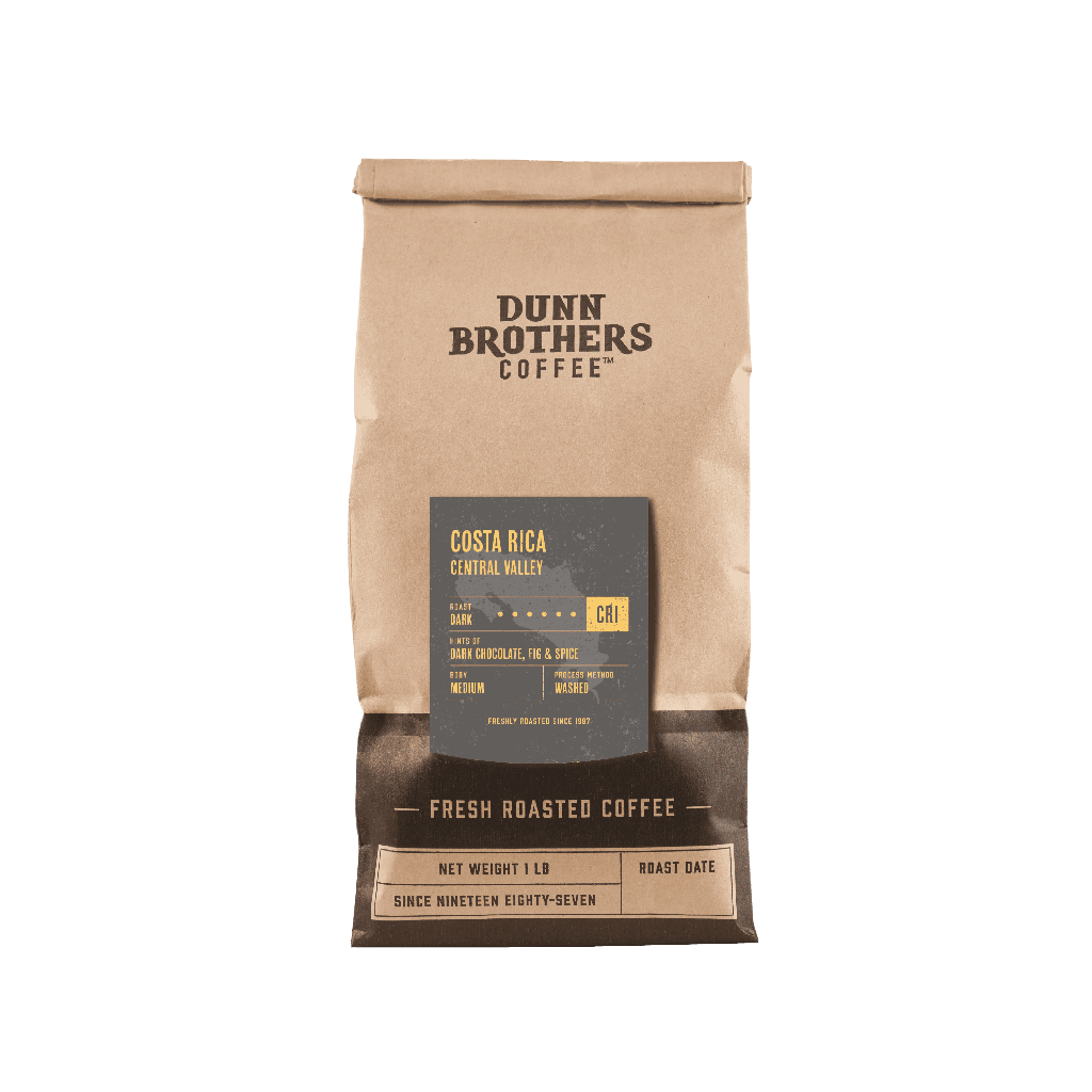 dunn brothers coffee costa rican central valley dark roast 