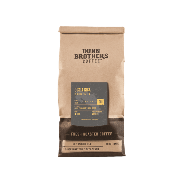 dunn brothers coffee costa rican central valley dark roast 