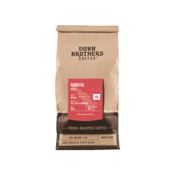 dunn brothers coffee medium roast sumatra aceh blend