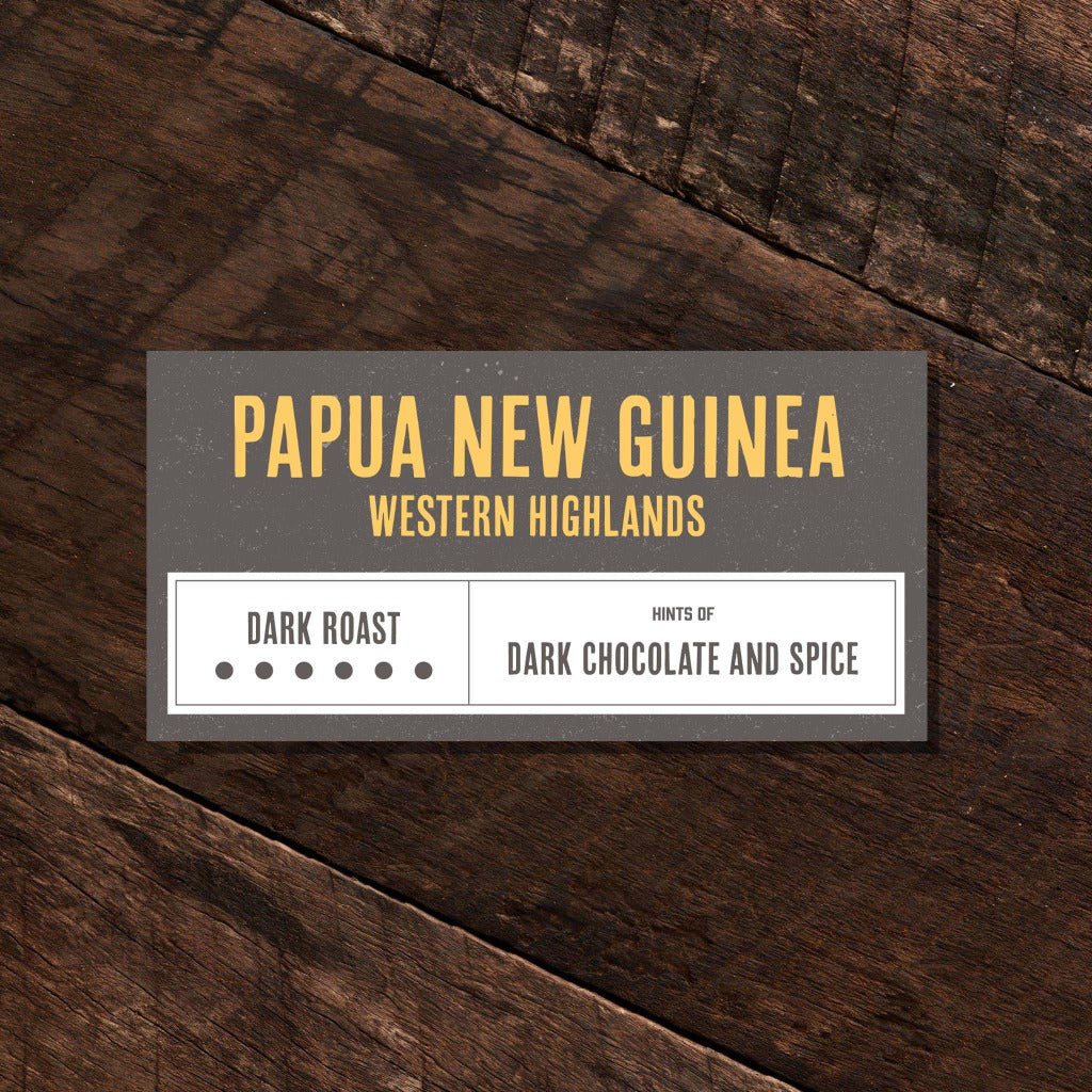 dunn brothers coffee papua new guinea western highlands dark roast