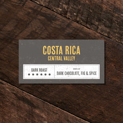 dunn brothers coffee costa rican central valley dark roast 
